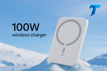 100W wireless charger marketing image