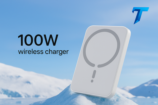 100W wireless charger marketing image