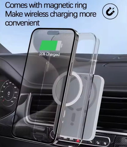 100W, Magnetic, Wireless Charger for home/car use, Air Outlet Phone Holder for iPhone 16, 15, 14, 13, 12 Pro Max