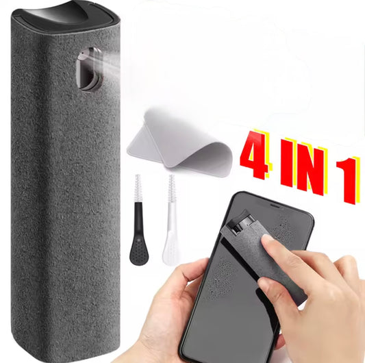 Mini Screen Cleaner, Soft Microfiber Polishing Cleaner Set Cleaning Brush for smartphones and PC