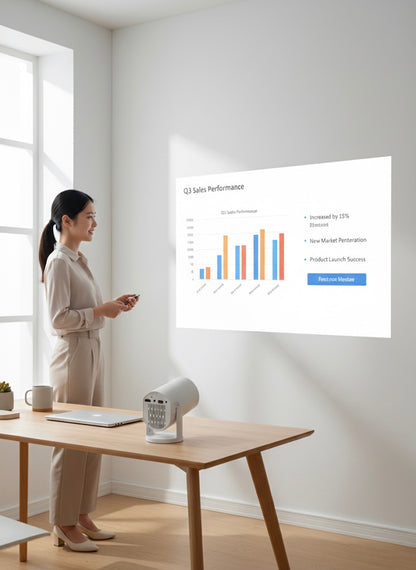 Q5 Portable Wireless HD Projector WiFi6 Keystone Mobile Phone Projector For Home Cinema Video Outdoor Camping Cylinder Projecto