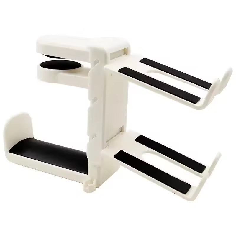 3-in-1 Gaming Headphone Stand - Adjustable Desk Mount with Controller Hook