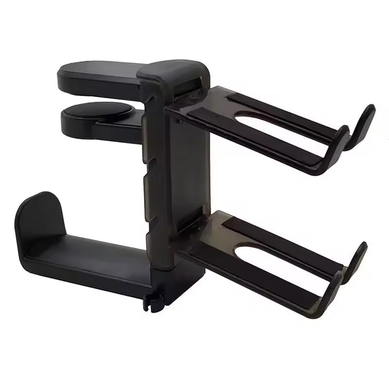 3-in-1 Gaming Headphone Stand - Adjustable Desk Mount with Controller Hook