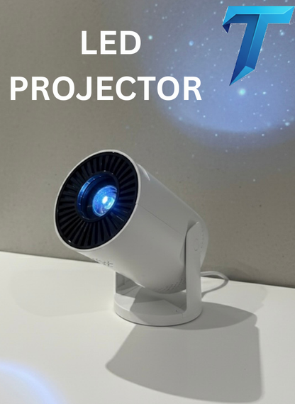 Q5 Portable Wireless HD Projector WiFi6 Keystone Mobile Phone Projector For Home Cinema Video Outdoor Camping Cylinder Projecto